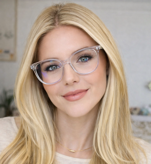 Ultra-Leichte Retro Square Blaulichtfilter-Brille