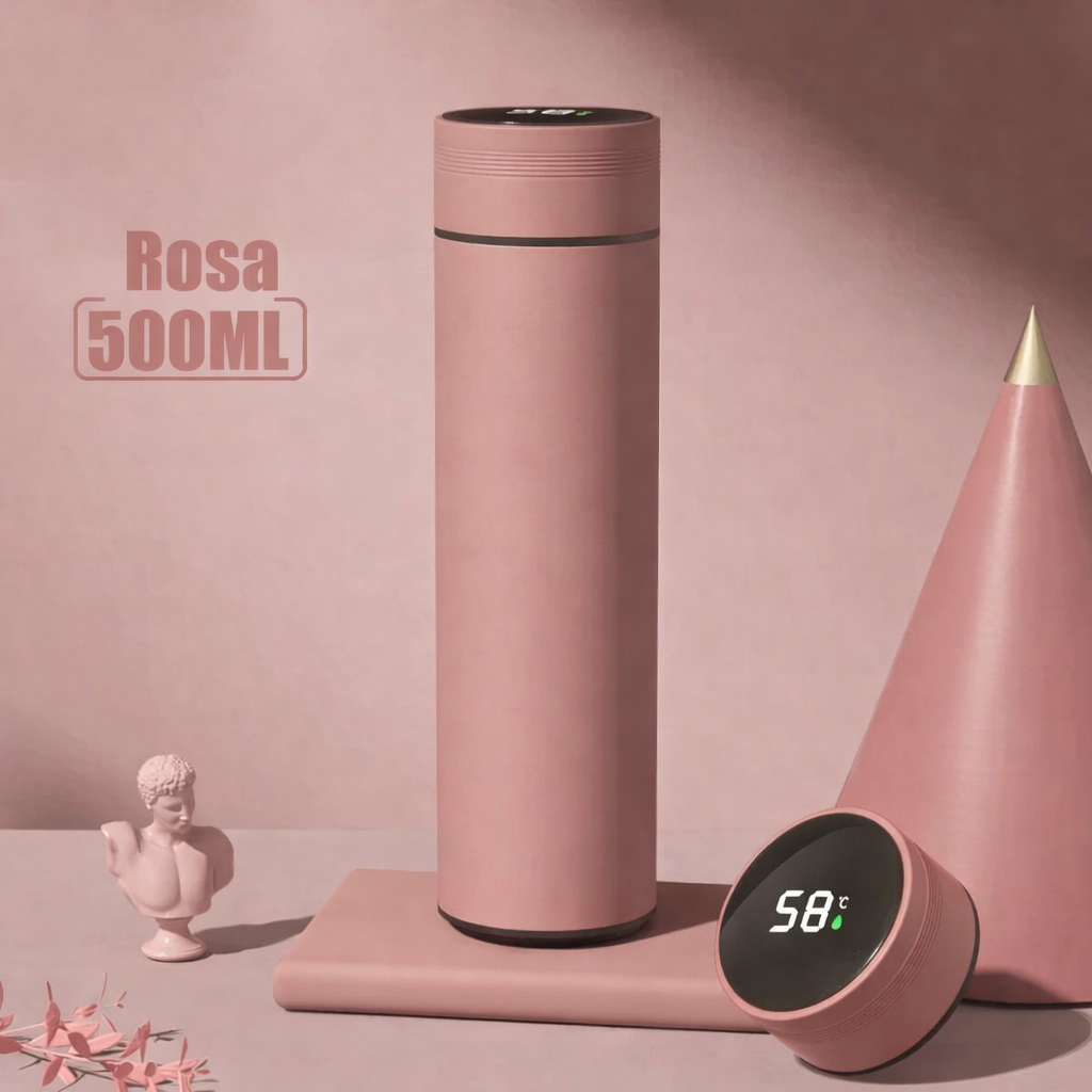 Präzisions-Isolierflasche mit digitaler Temperaturanzeige