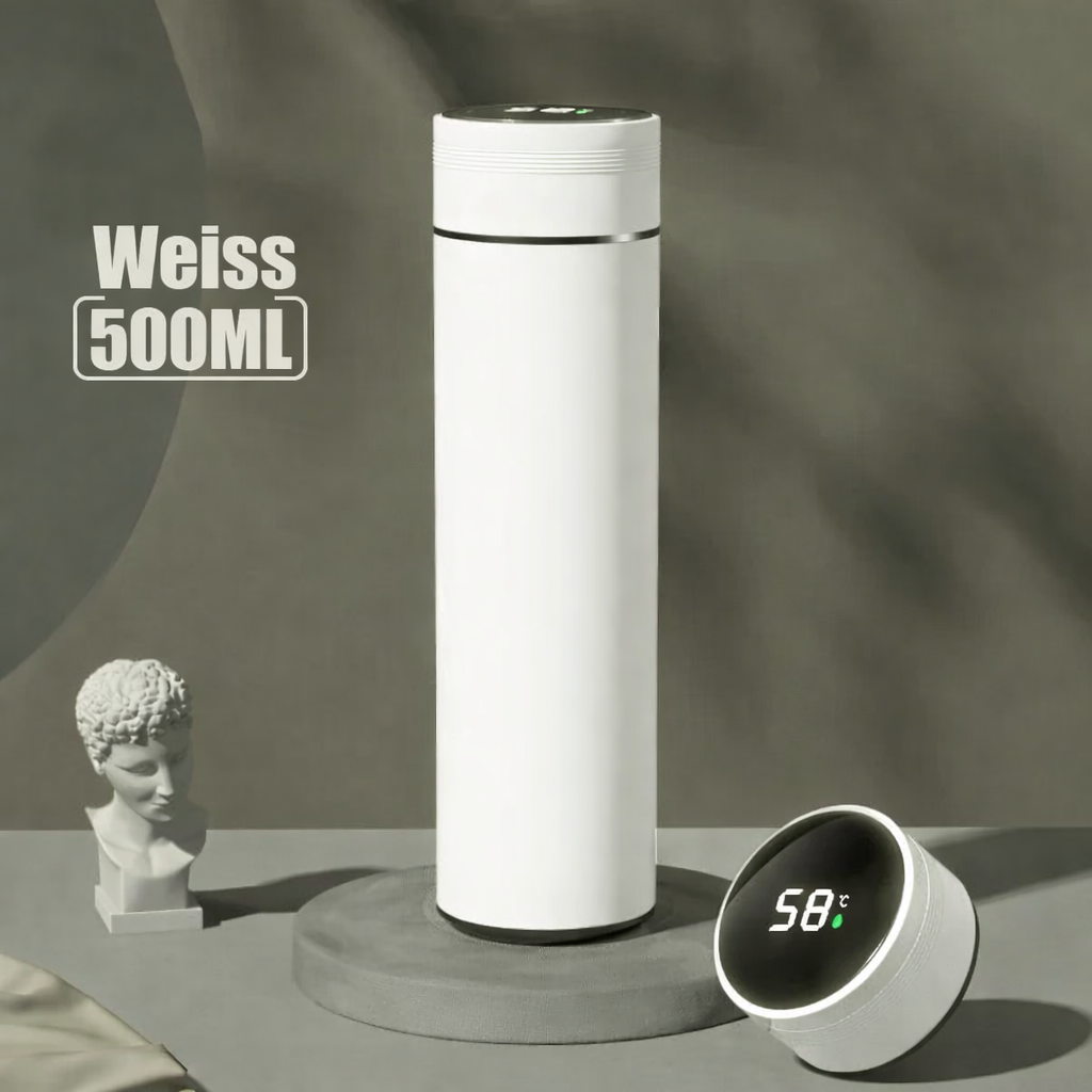 Präzisions-Isolierflasche mit digitaler Temperaturanzeige
